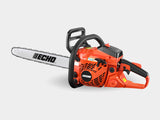 One of the most popular ECHO chainsaws for good reason. The CS-400 is a versatile, user-friendly workhorse built to meet the most demanding professional standards and keep the workday humming.  TOP FEATURES i-30™ starter reduces starting effort by 30% G-Force Engine Air Pre-Cleaner™ for reduced air filter maintenance 40.2 cc professional-grade, 2-stroke engine