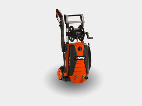 An effortless, powerful clean. The PWE-1800 pressure washer plugs in to power through years of dirt and grime in seconds. With variable cleaning force up to 1,800 PSI, it provides the versatility to clean decks, sidewalks, driveways, windows, bricks, siding, car wheels and more.  TOP FEATURES Convenient on-board detergent tank included Auto on/off pump for prolonged durability Uses 80% less water than a standard garden hose