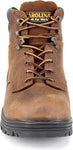 6 Inch Waterproof Super Value Work Boot - Men's Sizing.  Copper Crazy Horse Leather Upper Waterproof SCUBALINER™ Removable EVA Footbed Electrical Hazard Rated Steel Shank Cement Construction Oil and Slip Resisting Rubber Outsole Regular (D) Width Boot Weight: 4.14lbs per pair Steel Toe Version: CA3526