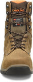 8” Insulated Carbon Comp Toe Waterproof Work Boot - Men’s Sizing  Cowboy Teak Leather Upper Carbon Composite Safety Toe Cap Waterproof SCUBALINER™ Mesh Lining 440G of THINSULATE™ & X-Static Odor Resistant Insulation Mesh Lining EVA Midsole Removable AG8 Intelli/Sphere Polyurethane Dual-Density Foam Footbed Electrical Hazard Rated Non-Metallic Shank Cement Construction Oil & Slip Resisting Rubber Outsole
