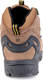 5" Waterproof 4x4 Hiker - Men's Sizing  Dark Brown Leather Upper with Light Brown Mesh Abrasion Resistant Toe Waterproof SCUBALINER™ Removable AG7™ Polyurethane Footbed EVA Midsole Pillow Cushion™ Insole Electrical Hazard Rated Non-Metallic Shank Cement Construction Oil and Slip Resisting 4x4 Rubber Outsole Regular (D) Width Boot Weight: 3.41lbs per pair Composite Toe Version: CA4525